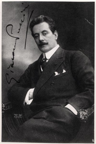 Giacomo Puccini by Italian Photographer